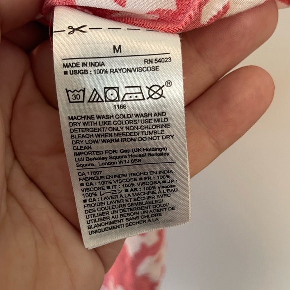 Gap Factory Hi/low maxi dress bright red adjustable spaghetti strap size med - Picture 7 of 8